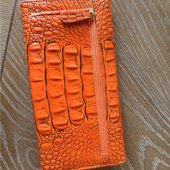 Brahmin Orange Embossed Clutch - Picture 3 of 5